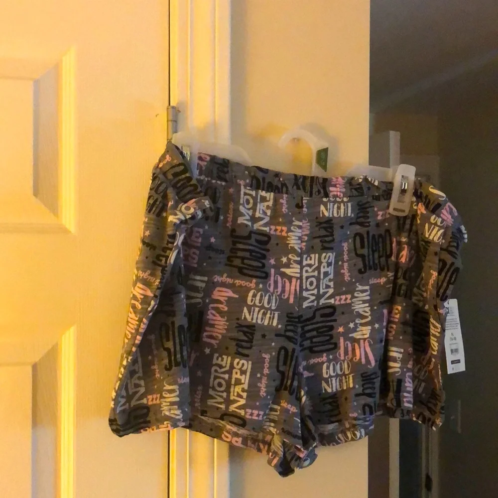 Ladies Knit Pajama Shorts -Cotton😍Goodnight- More Naps-Sleep-Dreamers.. - Picture 1 of 2